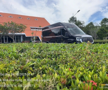 Limousine Trường Thịnh hân hạnh được phục vụ đoàn khách viến thăm KDT Căn Cứ Bình Thành, Đức Huệ, Long An